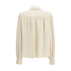 Valentino Beige Silk Shirt