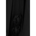 Ella Black Cotton Casual Dress