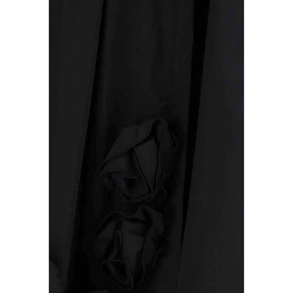 Ella Black Cotton Casual Dress