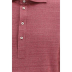 Brunello Cucinelli Multicolor Linen Polo Shirt