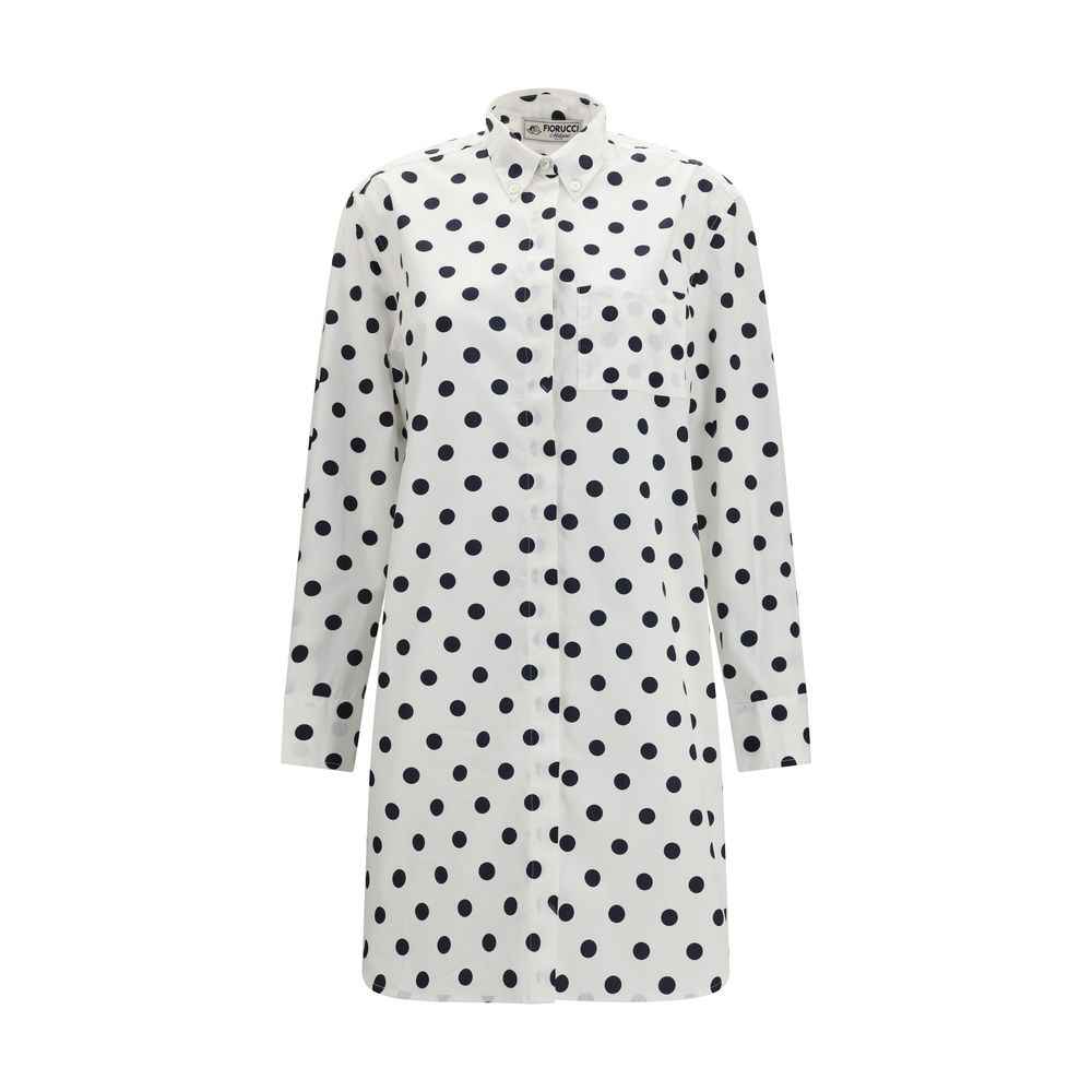 Fiorucci Multicolor Cotton Casual Dress