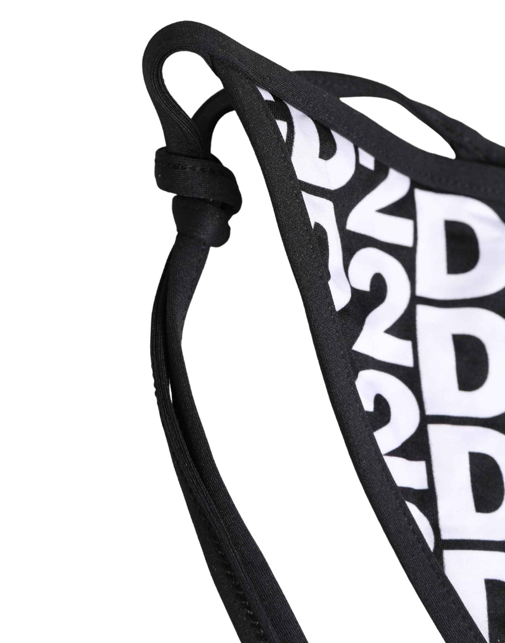 Dsquared² Multicolor Nylon Logo Print Bikini Bottom Swimwear