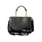 Mario Valentino Black Polyurethane Women's Handbag