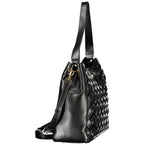 Mario Valentino Black Polyurethane Women's Bag