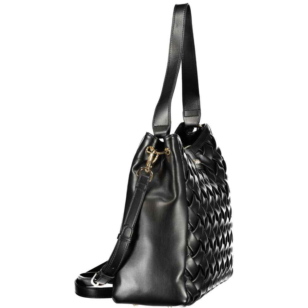 Mario Valentino Black Polyurethane Women's Bag