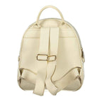 Mario Valentino Beige Polyurethane Women's Backpack