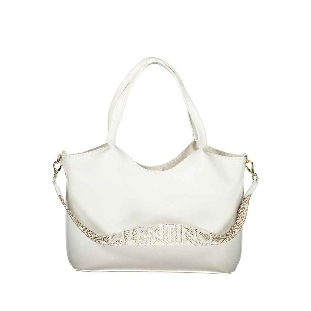 Mario Valentino White Polyethylene Handbag