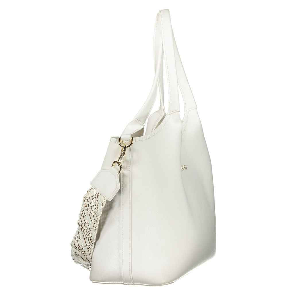 Mario Valentino White Polyethylene Handbag