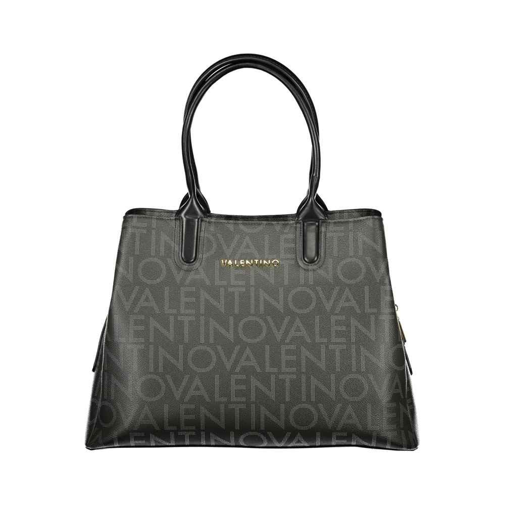 Mario Valentino Black Polyurethane Women's Bag