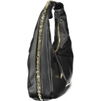 Mario Valentino Black Polyurethane Women's Shoulder Bag