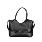 Mario Valentino Black Polyurethane Women's Bag