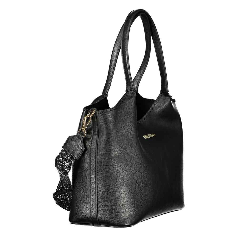 Mario Valentino Black Polyurethane Women's Bag