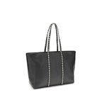 Valentino Garavani Black Calf Leather Bos Taurus Shoulder Bag