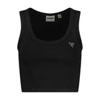 Guess Jeans Black Viscose Women's Tank Top
