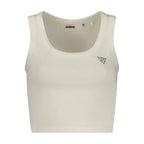 Guess Jeans White Viscose Women's Top