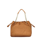 Mario Valentino Brown Polyurethane Women's Shoulder Bag