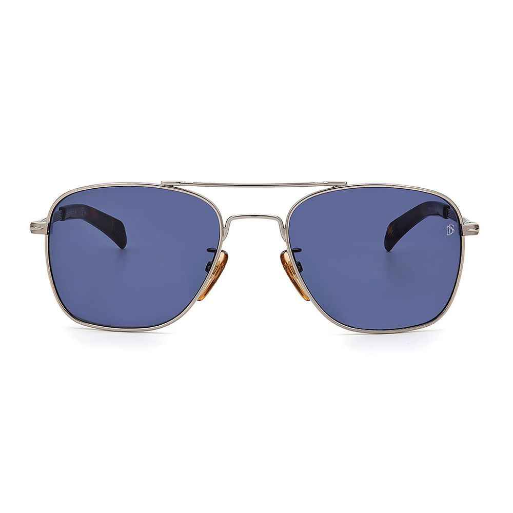 David Beckham Gray Metal Sunglasses