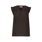 Street One Brown Cotton Blouse