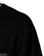 Dolce & Gabbana Black Camouflage Pocket Oversized T-shirt