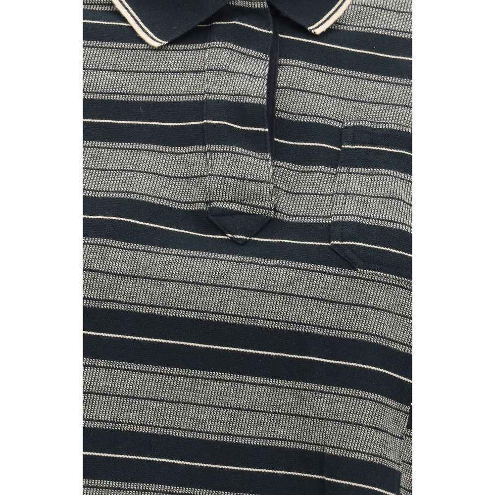 Marant Etoile Black Cotton Polo Shirt