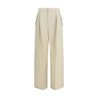 Jacob Cohen Beige Viscose Casual Pants