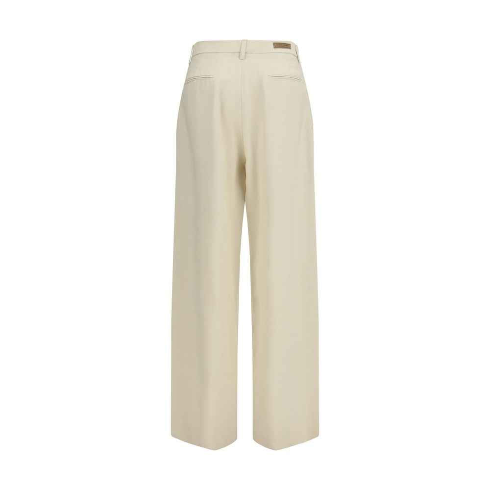 Jacob Cohen Beige Viscose Casual Pants