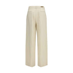 Jacob Cohen Beige Viscose Casual Pants