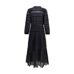 Marant Etoile Black Cotton Casual Dress