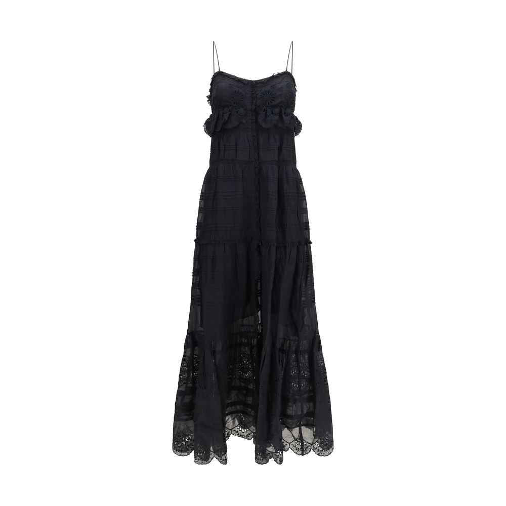 Marant Etoile Black Cotton Casual Dress