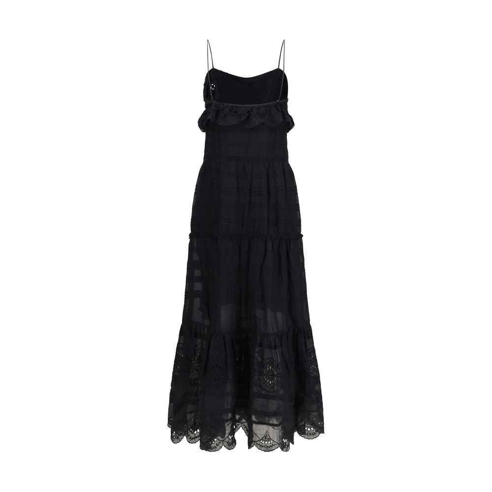 Marant Etoile Black Cotton Casual Dress