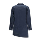 Marant Etoile Blue Cotton Casual Dress