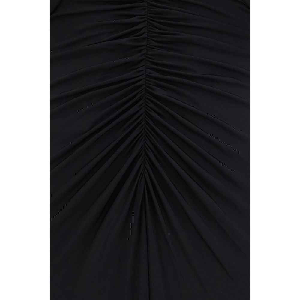 Self-Portrait Black Viscose Cocktail Dress