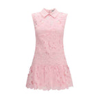 Self-Portrait Multicolor Polyester Casual Dress