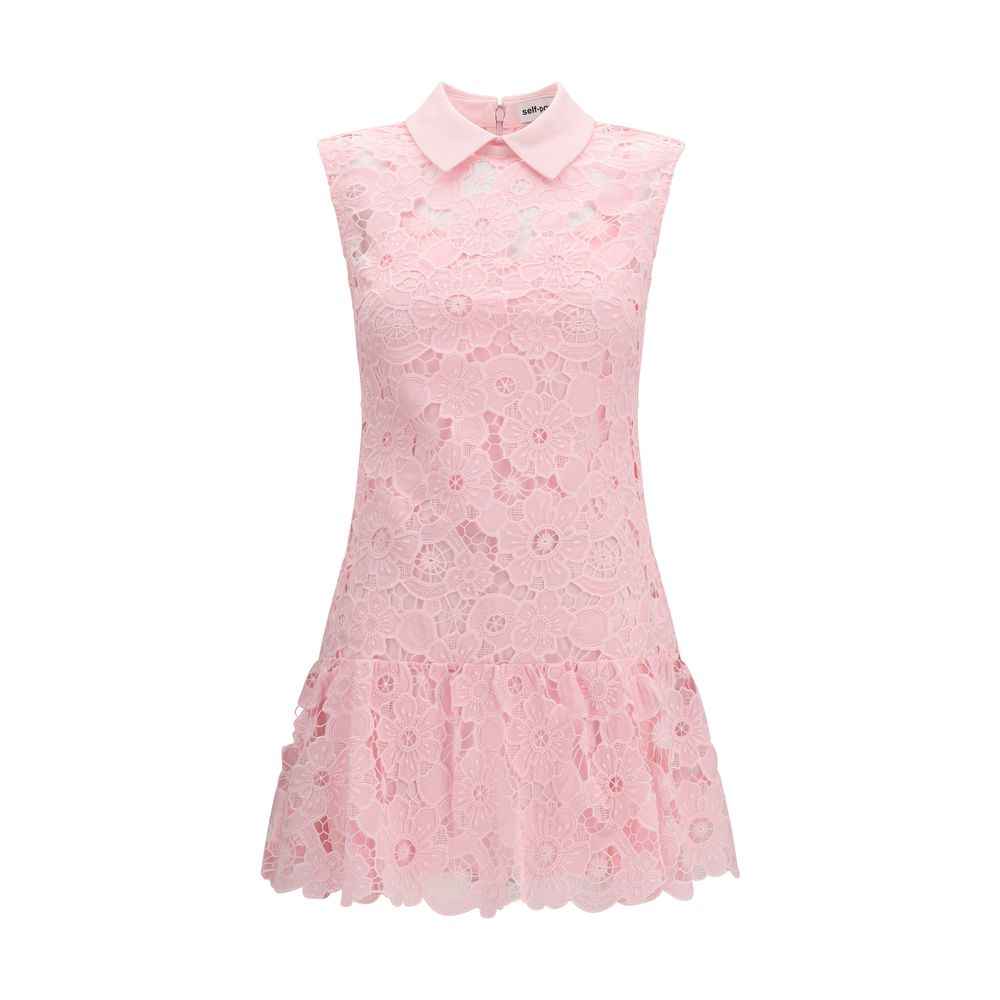 Self-Portrait Multicolor Polyester Casual Dress