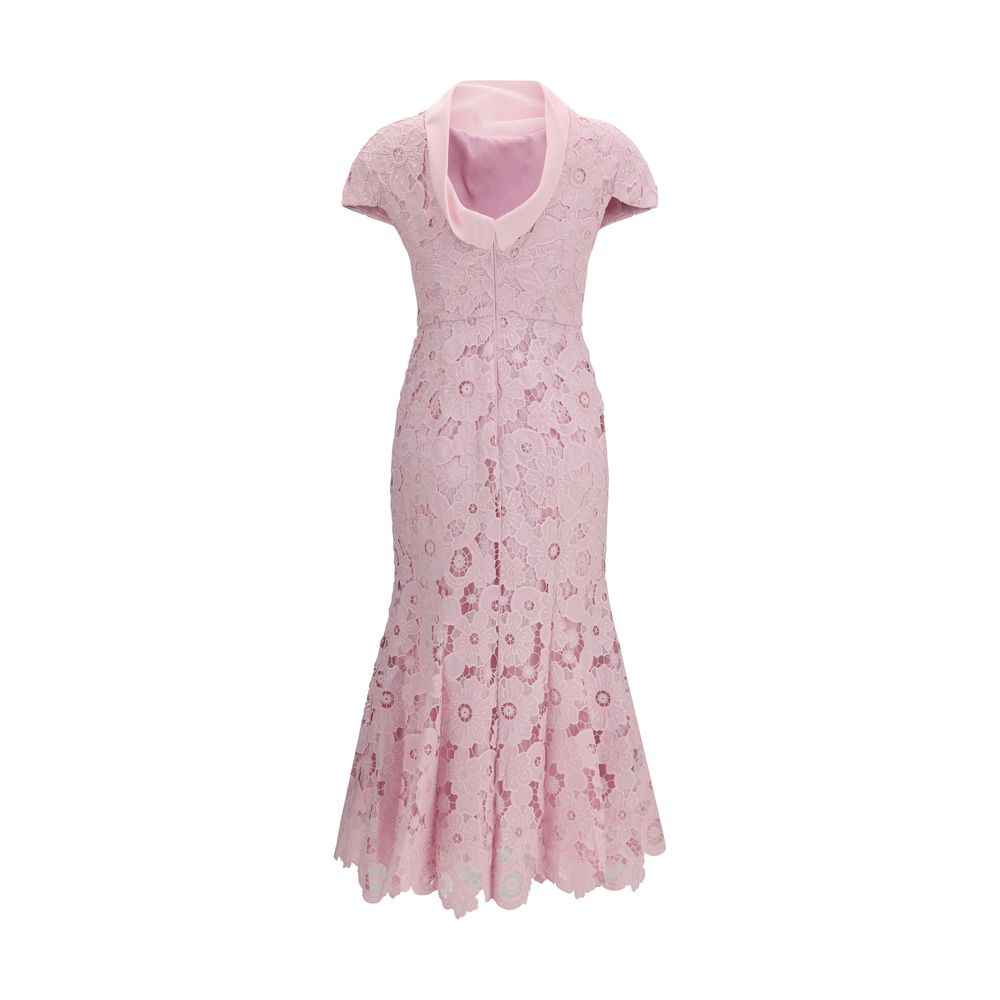 Self-Portrait Multicolor Polyester Cocktail Dress
