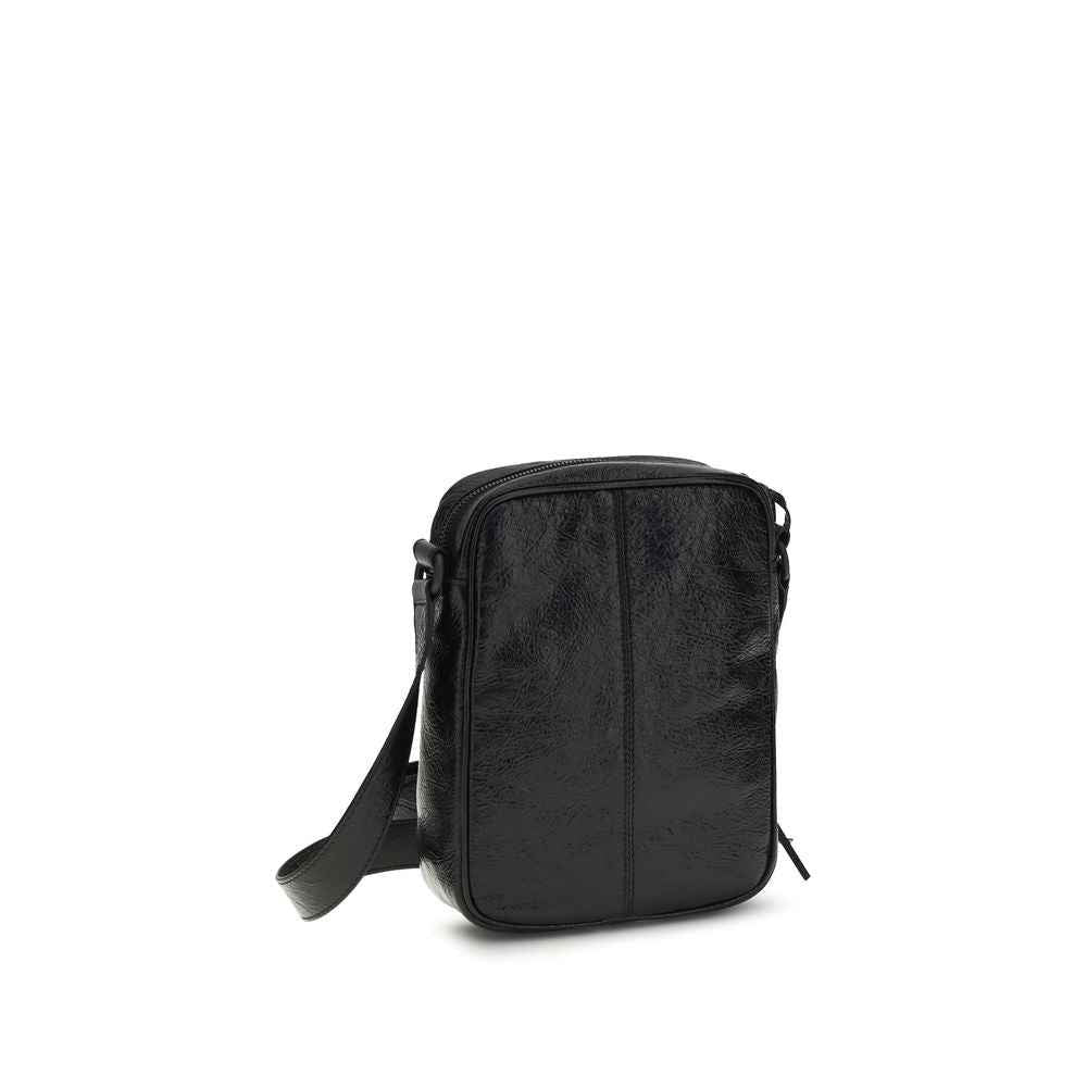 Balenciaga Black Lamb Ovis Aries Aries Shoulder Bag
