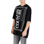 Versace Jeans Black Cotton T-Shirt