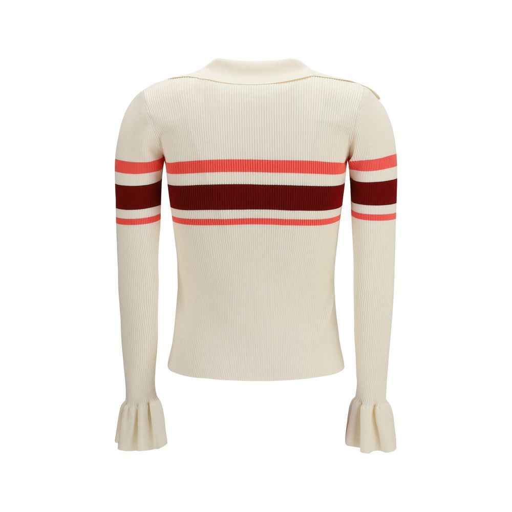 Self-Portrait Beige Viscose Blouse