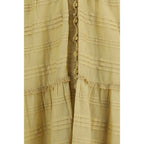 Marant Etoile Beige Cotton Casual Dress