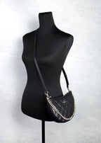 Kate Spade Carey Small Black Quilted Leather Zip Top Crossbody Bag