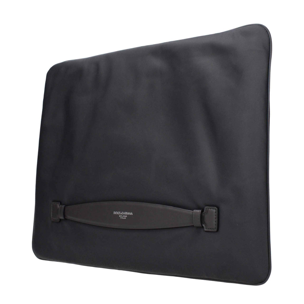 Dolce & Gabbana Gray Fabric Clutch Bag