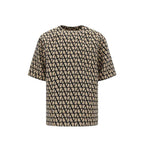 Valentino Brown Silk T-Shirt