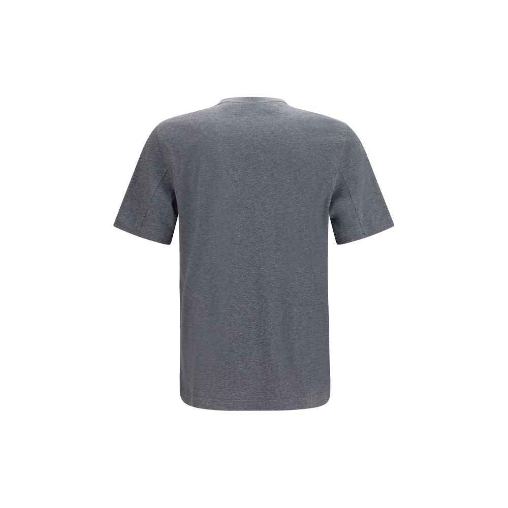 Brunello Cucinelli Gray Cotton T-Shirt