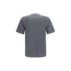 Brunello Cucinelli Gray Cotton T-Shirt