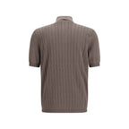 Brunello Cucinelli Brown Cotton Shortsleeve Shirt