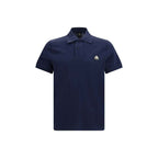 Moose Knuckles Blue Cotton Polo Shirt