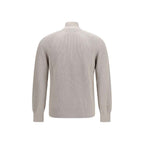 Brunello Cucinelli Beige Cotton Sweatshirt