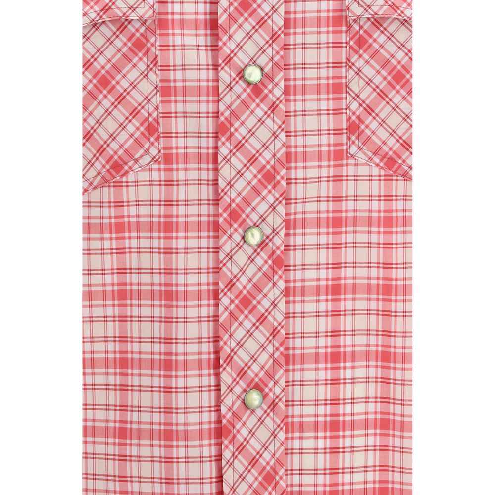 Versace Multicolor Cotton Pattern Shirt