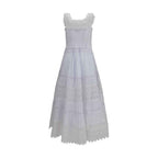 Charo Ruiz White Cotton Casual Dress