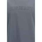 Burberry Gray Cotton T-Shirt